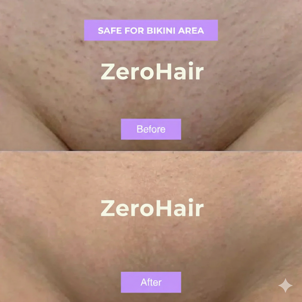 ZeroHair Cyperus Rotundus Skin Serum Natural Hair Removal Oil