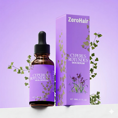 ZeroHair Cyperus Rotundus Skin Serum Natural Hair Removal Oil